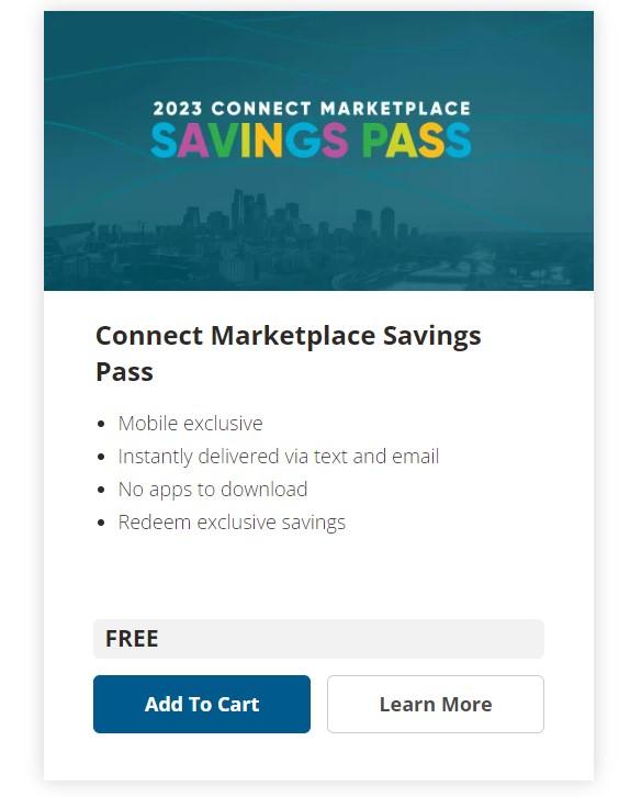 Connect Marketplace Savings Pass