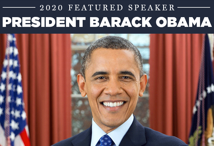 2020 Featured Speaker President Barack Obama