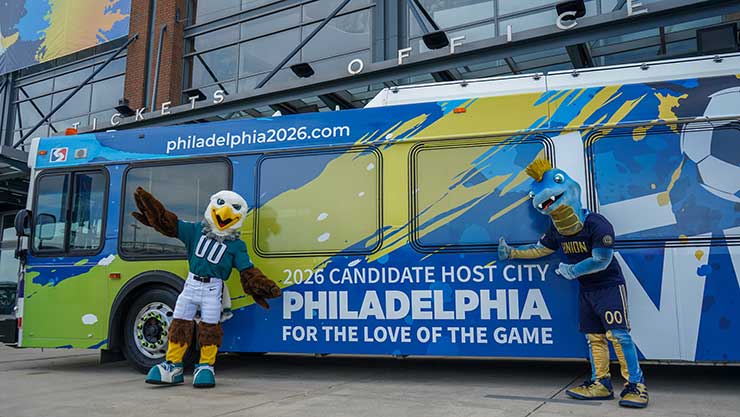 Philadelphia World Cup Mascots